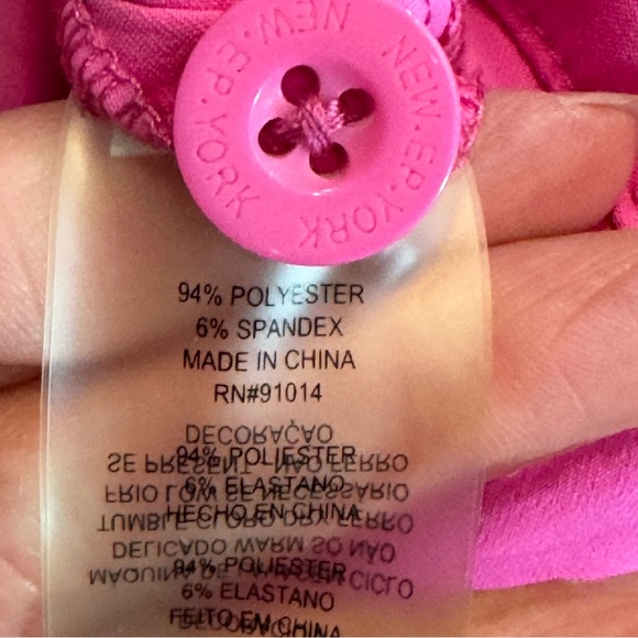 EP New York Tech Stretch Crease Shorts Pink Size 10 - Picture 9 of 9